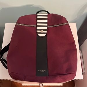 Henri Bendel canvas convertible backpack